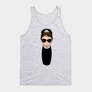 Kokeshi Audrey Hepburn in Breakfast at Tiffanys Tank Top